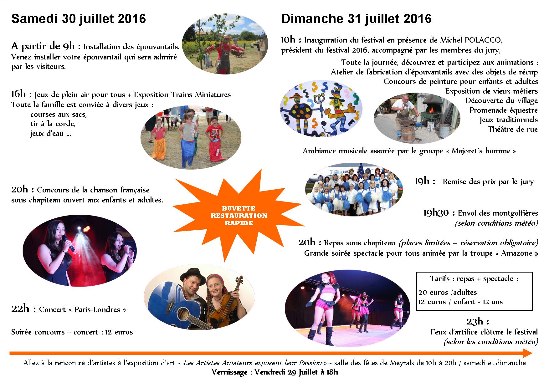 programme Epouvantails 2016 b